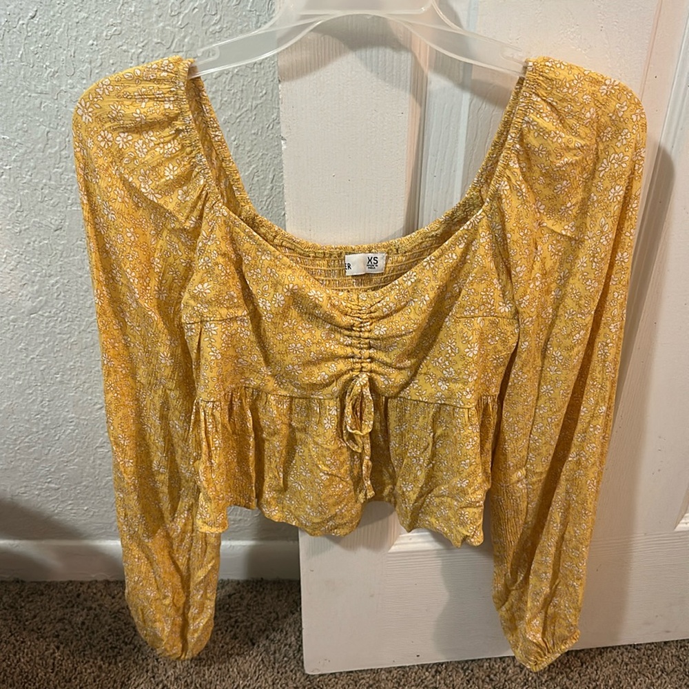 Hollister Peplum Top